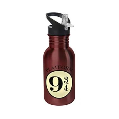 Afbeelding van infinite by GEDA LABELS (INFKH) Drinkfles Harry Potter 9 3/4 en Wapen 500 ml
