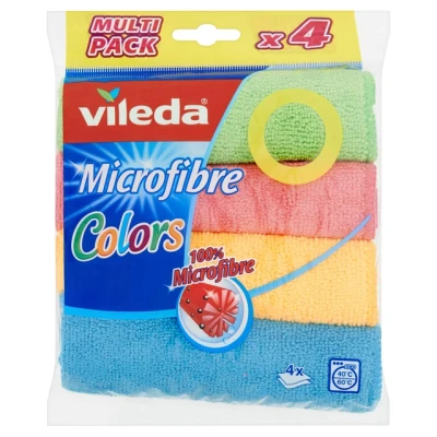 Afbeelding van 4x Vileda Microvezeldoek Colors 4 stuks