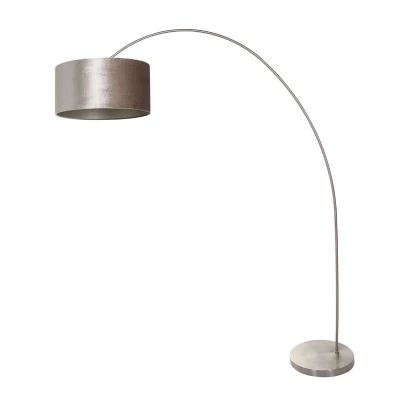 Afbeelding van Steinhauer Booglamp Solva metaal met zilvere kap 3909ST