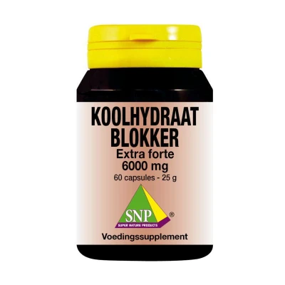 Afbeelding van SNP Koolhydraat blokker extra forte 6000 mg 60 capsules