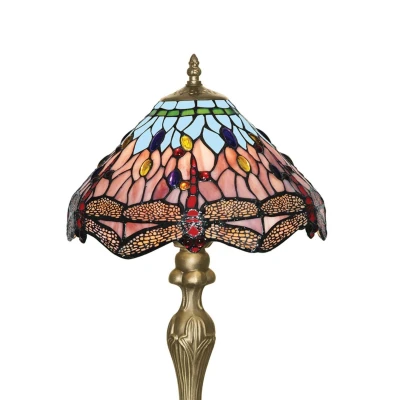 Afbeelding van Searchlight Dragonfly Tafellamp Ø 14,5 X 45,5 Cm Multicolour