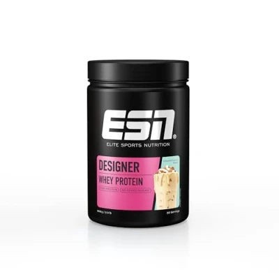 Afbeelding van ESN Designer Whey Protein Poeder, Almond Coconut, 908 g, 30 Porties, Poeder voor Spieropbouw en Herstel, Gemaakt in Duitsland, Laboratorium Getest
