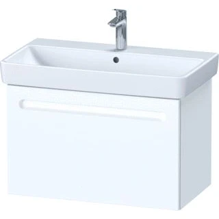 Afbeelding van Duravit No.1 wastafelonderbouwkast hangend wit mat 740 x 426 478
