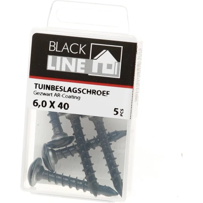 Afbeelding van Blackline Tuinbeslagschroef 6x40mm AR TX30 (5)