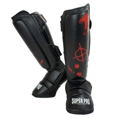 Afbeelding van Super Pro Combat Gear Scheenbeschermers SKULL Extra Small