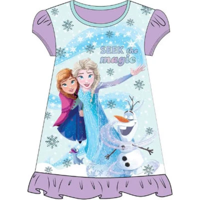Afbeelding van Frozen nachtjapon maat 134/140 Disney Anna en Elsa pyama nachthemd multi colour