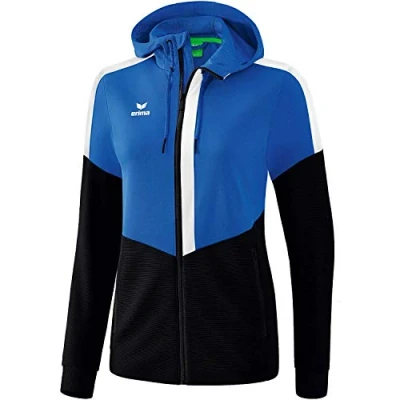 Afbeelding van Squad trainingsjack met capuchon dames new royal/zwart/wit / 44