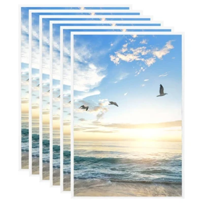 Afbeelding van Fotolijsten 5 st voor tafel 21x29,7 cm MDF wit