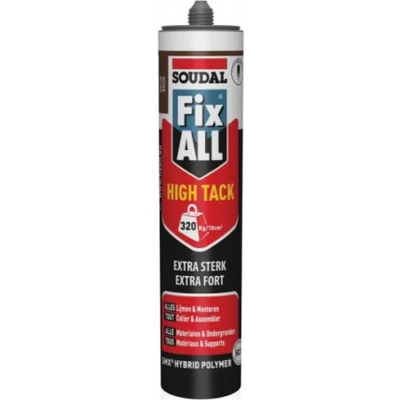 Afbeelding van Soudal Fix All High Tack KOMO 290ml Bruin