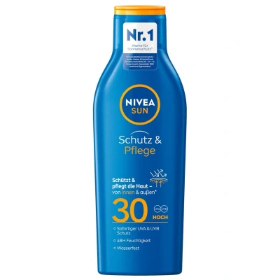 Afbeelding van 6x NIVEA SUN Protect &amp; Hydrate 250 ml Zonnemelk SPF 30