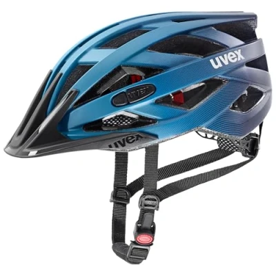 Afbeelding van uvex i vo cc lichte allround helm voor dames en heren individueel verstelbare pasvorm uitbreidbaar met LED verlichting deep space matt 52 57 cm