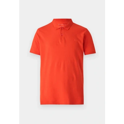 Afbeelding van TOM Tailor Denim Poloshirt, Heren, Maat: Large, Deep fiery orange