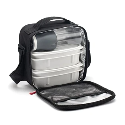 Afbeelding van TATAY Geïsoleerde lunchtas voor werk of school, denimblauw, 22,5 x 10 22 cm
