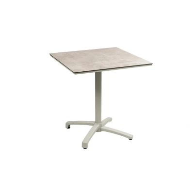 Afbeelding van Normin Inklapbare terrastafel Gent 70x70cm Sand