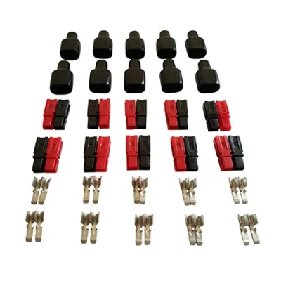 Afbeelding van Batterijstekker 45 A batterij snelkoppeling stekker terminal / batterijverbinding 10 paar