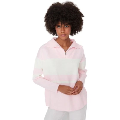 Afbeelding van Trendyol Ecru Zachte Gebreide Basic Trui Met Textuur Twoaw21Kz0204