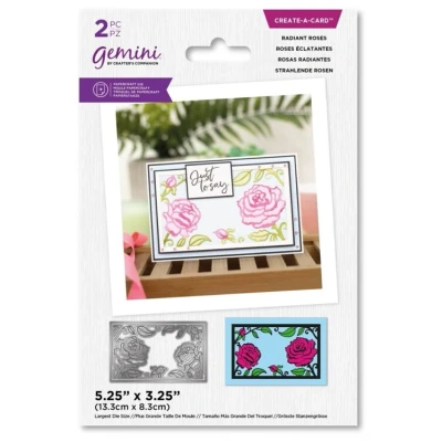 Afbeelding van Gemini CaC snijmal Paper Piecing Radiant Roses