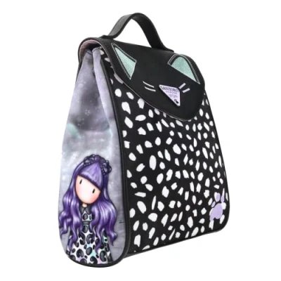 Afbeelding van Casual Rugtas Gorjuss Smitten kitten Zwart Wit (23 x 11 27 cm)