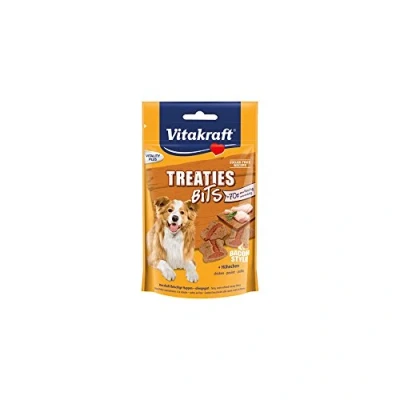 Afbeelding van Vitakraft Treations Bits kip in spekstijl, 120 gr