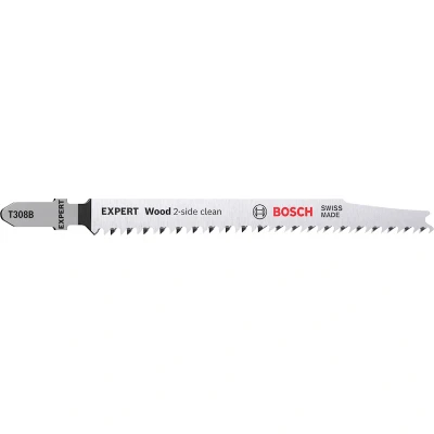 Afbeelding van Bosch Accessoires Expert &#039;Wood 2 side clean&#039; T 308 B decoupeerzaagblad 3 delig 1 stuk(s) 2608900550