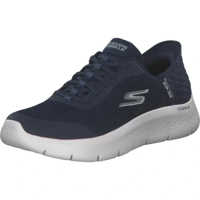 Afbeelding van Skechers Performance FLEX Bungee Sportieve wandelschoenen, Dames, Maat: 39.5, Navy textile white trim Textiel/ synthetisch
