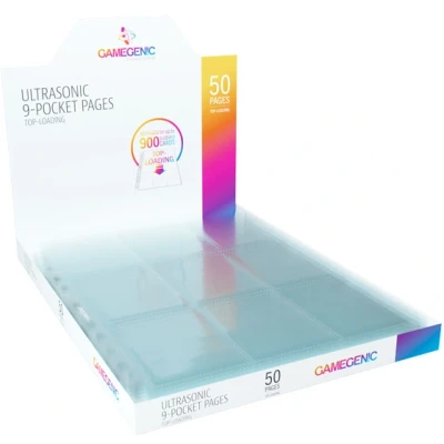 Afbeelding van Gamegenic Ultrasonic 9 Pocket Toploading Pages (50 stuks)