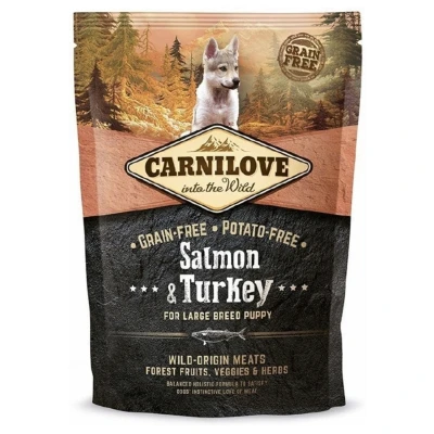 Afbeelding van Carnilove Puppy Large Breed Zalm&amp;Kalkoen Hondenvoer 4 kg