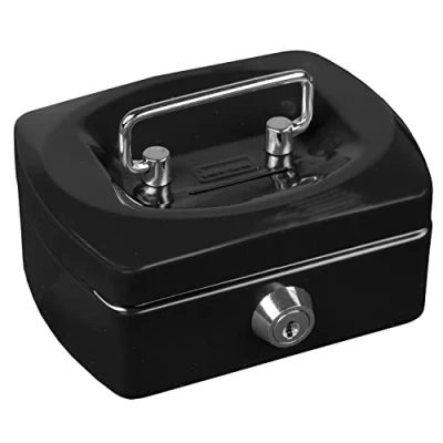 Afbeelding van Idena 50031 Geldcassette Mini, afmetingen 125 x 95 60 mm, kleur zwart, 1 stuk