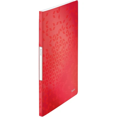 Afbeelding van Leitz WOW showalbum A4, 20 hoezen, rood 10 stuks