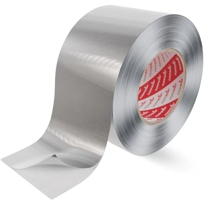 Afbeelding van Poppstar Aluminium Tape Hittebestendig (50m x 72 mm) voor Isolatie &amp; als Vochtbescherming Vaatwasser, Werkblad, Dakgoten