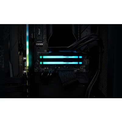 Afbeelding van Kingston Technology FURY Beast RGB geheugenmodule 16 GB 2 x 8 DDR5 5200 MHz