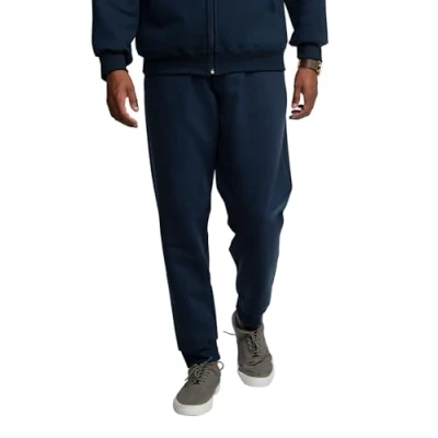 Afbeelding van Fruit of the Loom Eversoft fleece sweatpants &amp; jogger trainingsbroek voor heren, katoenmix, marineblauw, M