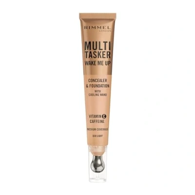 Afbeelding van Rimmel London, Concealer, Multi Tasker Wake Me Up Foundation &amp; Concealer 030 Light Depuffs Verheldert Donkere Kringen (30 Licht)