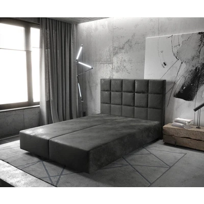 Afbeelding van Boxspring frame Dream Fine microvezel antraciet vintage 160x200