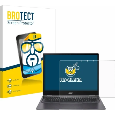 Afbeelding van BROTECT Screenprotector voor Acer Chromebook Spin 713 Folie Beschermfolie transparant
