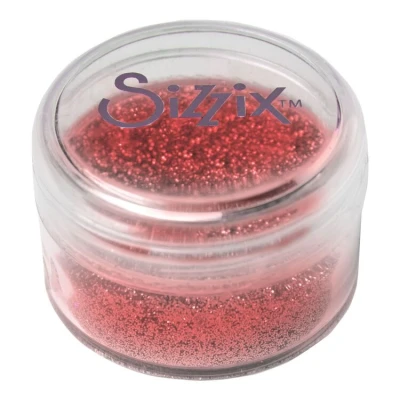 Afbeelding van Sizzix Biologisch afbreekbare fijne glitter 663878, hibiscus, rood, eenheidsmaat