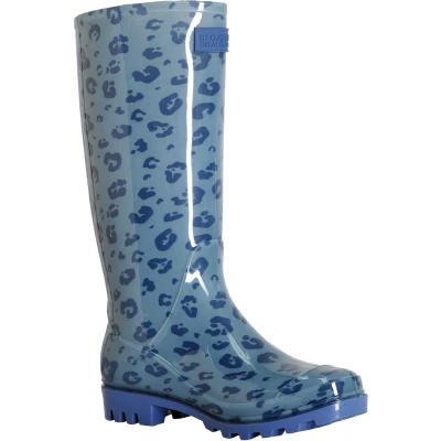 Afbeelding van Regatta Dames Wenlock&#039; PVC Waterdichte Eva Voetbed Walking Wellington Laarzen Regen, IJsgrijs leisteen blauw, 41 EU