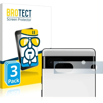 Afbeelding van BROTECT Screenprotector voor Google Pixel 6a (ALLEEN Camera Lens) Folie Beschermfolie Beschermglas transparant (3 Stuks)