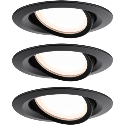 Afbeelding van Paulmann 93080 Set Nova Plus LED inbouwlamp 18 W Zwart