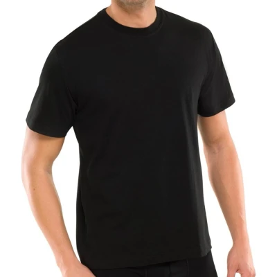 Afbeelding van Schiesser 4 PACK Hemd, Heren, Maat: XL, Schwarz