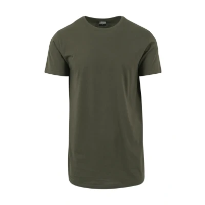 Afbeelding van Urban Classics Shaped LONG DO NOT USE Tshirt basic, Heren, Maat: Small, Olive