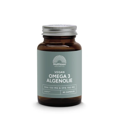 Afbeelding van Mattisson Vegan Algenolie EPA 150mg / DHA 100mg 60 capsules