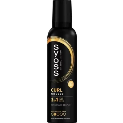 Afbeelding van Syoss 3in1 Curl Mousse Hold 2 250ML