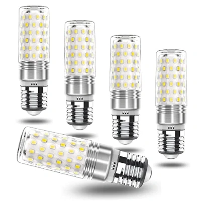 Afbeelding van E27 LED koud wit 7 W lamp maïs 6000 K, Edison schroef energiebesparende ledlamp vervangt 70 gloeilamp, AC 175 V 265 V, 760 lm, niet dimbaar, 5 stuks