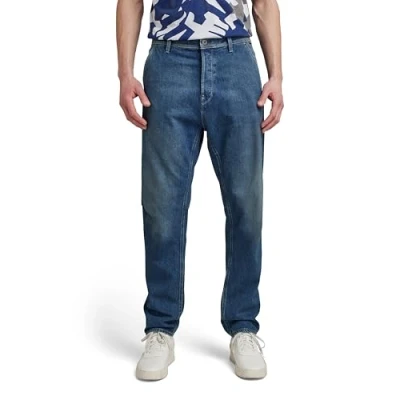 Afbeelding van G STAR RAW Grip 3d Relaxed Tapered Jeans heren, Blauw (Antique Cosmic Blue C966 C945), 30W / 32L