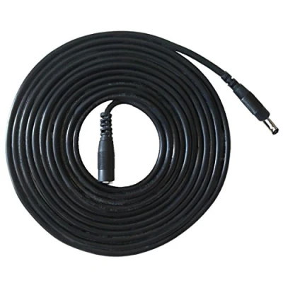 Afbeelding van Liwinting DC Verlengkabel 3,5 mm x 1,35 Man naar Vrouwelijke Aansluitkabel Connector Kabel Verdeler Holle Stekker Aansluiting Voor Energie adapter Draadloze IP Camera 5m Zwart