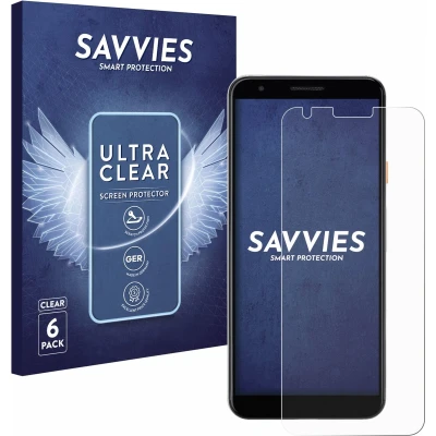 Afbeelding van Savvies (6 Stuks) Schermbeschermer voor Google Pixel 3a Screen Protector Ultra Transparant