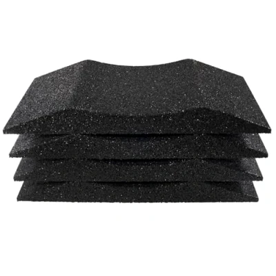 Afbeelding van HASKYY Bandenschoenenset, 4 stuks, 600 x 400 64 mm, tot 385 bandenbeschermer, bandenwieg van rubbergranulaat