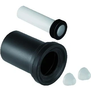 Afbeelding van Geberit aansluitset wwc pe hd d90 45 l18 5 witte kap 152 426 11 1