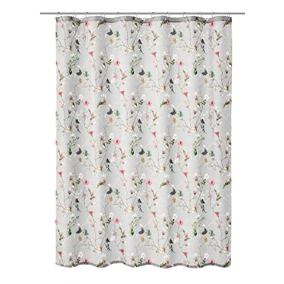 Afbeelding van Kleine Wolke Douchegordijn Flores, kleur: meerkleurig, materiaal: 100% polyester, afmeting: 180x200 cm